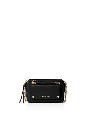 michael kors mitchell medium leather crossbody|Michael Kors Crossbody gray.